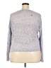 John Paul Richard 100% Acrylic Polka Dots Silver Pullover Sweater Size XXL - photo 2