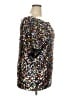 Anna-kaci 100% Polyester Silver Short Sleeve Blouse Size 2X - photo 4