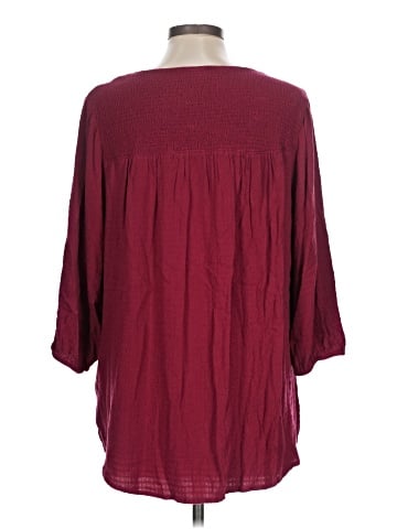 Torrid 3/4 Sleeve Blouse (view 2)