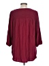 Torrid Solid Maroon Burgundy 3/4 Sleeve Blouse Size Lg Plus (0) - photo 2