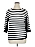 Roz & Ali Black 3/4 Sleeve Top Size 1X - photo 1