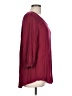 Torrid Solid Maroon Burgundy 3/4 Sleeve Blouse Size Lg Plus (0) - photo 4