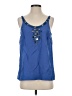 BCBGMAXAZRIA Blue Sleeveless Blouse Size S - photo 1