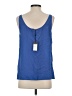 BCBGMAXAZRIA Blue Sleeveless Blouse Size S - photo 2