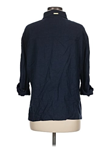 St. John Sport 3/4 Sleeve Button-Down Shirt (view 2)