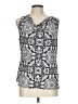 PREMISE Silver Sleeveless Blouse Size L - photo 1
