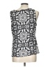 PREMISE Silver Sleeveless Blouse Size L - photo 2