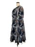 ModCloth 100% Polyester Paisley Blue Casual Dress Size 2X - photo 5