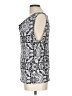 PREMISE Silver Sleeveless Blouse Size L - photo 5
