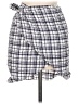 Sister Plaid Blue Casual Skirt Size M - photo 1