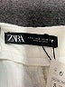 Zara Chevron-herringbone Ivory Shorts Size S - photo 3