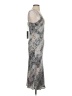 Krisa 100% Polyester Graphic Gray Cocktail Dress Size XS - photo 4