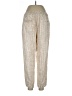 Old Navy Print Gold Linen Pants Size L - photo 2