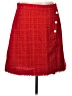 Ann Taylor Tweed Red Casual Skirt Size 12 - photo 1