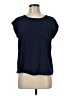 E&M Collection 100% Polyester Blue Short Sleeve Top Size M - photo 1