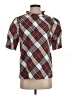 J.Crew 100% Cotton Argyle Red Short Sleeve Blouse Size S - photo 1