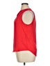 DKNY 100% Polyester Red Sleeveless Blouse Size XL - photo 5