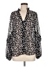 Velvet Black Long Sleeve Blouse Size M - photo 1
