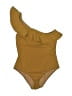 Ulla Johnson Solid Tan One Piece Swimsuit Size M - photo 1