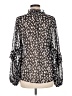 Velvet Black Long Sleeve Blouse Size M - photo 2