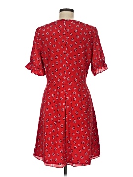 red madewell dress Poplin Smocked Maxi Crafted of 100% cotton Smocked Puff Sleeve Midi Dress