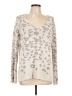 Knox Rose Animal Print Ivory Pullover Sweater Size L (estimated) - photo 1