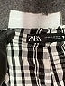 Zara Checkered-gingham Gray Casual Skirt Size XS - photo 4