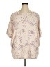 Oddi Tan Short Sleeve Blouse Size 1X - photo 1