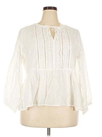 Ann Taylor LOFT 3/4 Sleeve Blouse (view 1)
