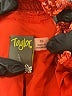 Taylor Paisley Orange Cocktail Dress Size 10 - photo 7
