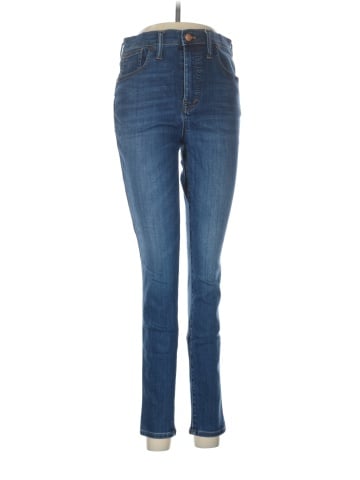 Madewell 10" High-Rise Skinny Jeans in Danny Wash: TENCEL&trade; Denim Edition (view 1)
