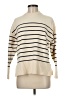 Zara Stripes Ivory Turtleneck Sweater Size M - photo 1