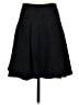 Express Chevron-herringbone Black Silk Skirt Size 2 - photo 1