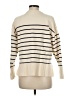 Zara Stripes Ivory Turtleneck Sweater Size M - photo 2