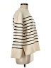 Zara Stripes Ivory Turtleneck Sweater Size M - photo 4