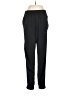 Adidas 100% Polyester Solid Black Track Pants Size M - photo 1