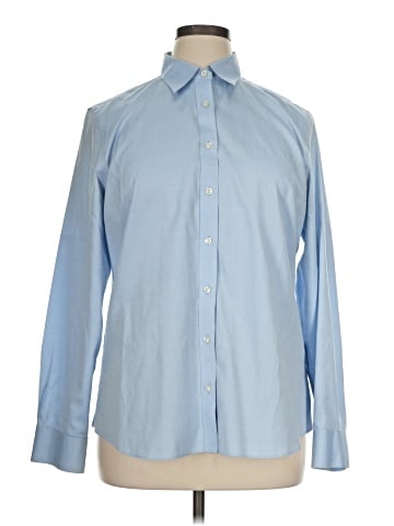 Lands' End Long Sleeve Button-Down Shirt (view 1)