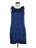 ECI 100% Silk Blue Cocktail Dress Size 8 - photo 1