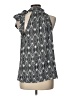 Ann Taylor LOFT Black Sleeveless Blouse Size L - photo 2
