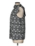 Ann Taylor LOFT Black Sleeveless Blouse Size L - photo 5
