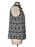 Ann Taylor LOFT Black Sleeveless Blouse Size L - photo 4