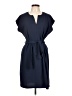 Unbranded Solid Blue Casual Dress Size L - photo 1