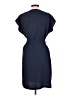 Unbranded Solid Blue Casual Dress Size L - photo 2