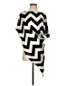 Corey Lynn Calter Chevron-herringbone Black Poncho Size S - photo 1