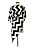 Corey Lynn Calter Chevron-herringbone Black Poncho Size S - photo 2