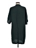 Zara Basic 100% Viscose Solid Green Casual Dress Size M - photo 2