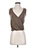 ALLSAINTS Brown Sleeveless Blouse Size S - photo 1