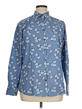 Lands' End Long Sleeve Button Down Shirt