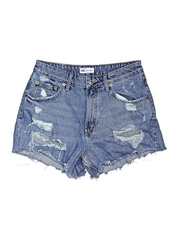 Zara Denim Shorts (view 1)