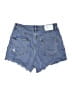 Zara Blue Denim Shorts Size 8 - photo 2